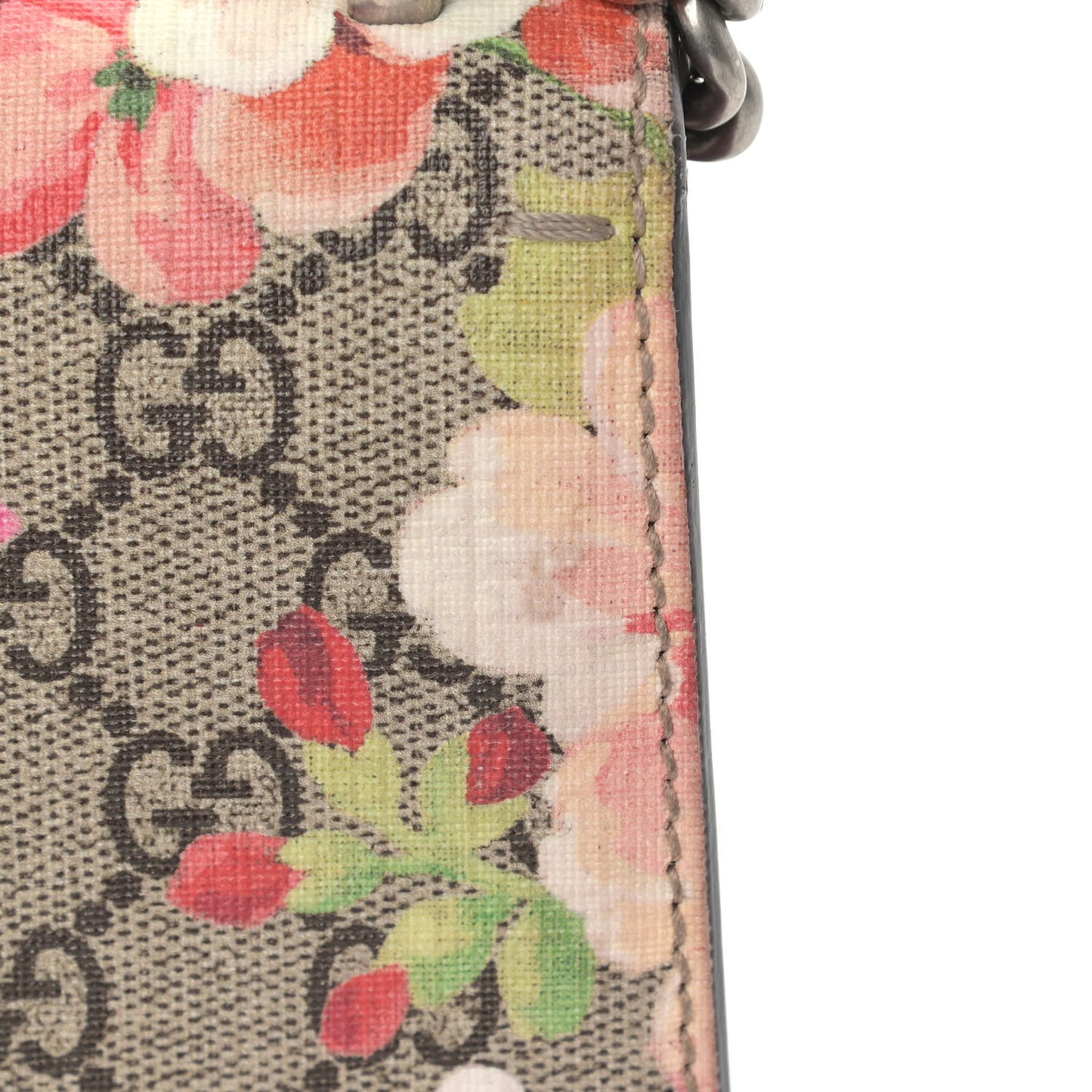 GG Supreme Monogram Blooms Mini Dionysus Shoulder Bag Beige Multicolor Dry Rose