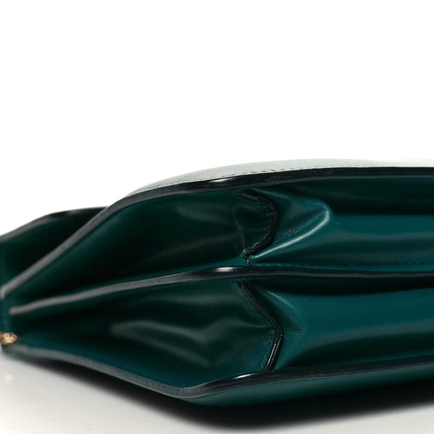 Calfskin Large Serpenti Forever Top Handle Emerald Green