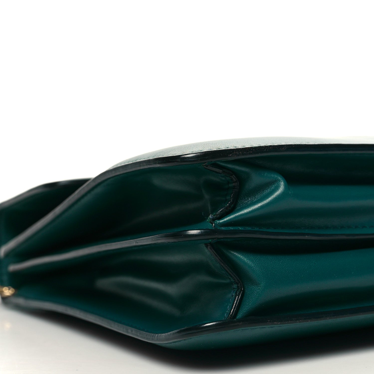 Bulgari Calfskin Large Serpenti Forever Top Handle Emerald Green 11 of 12
