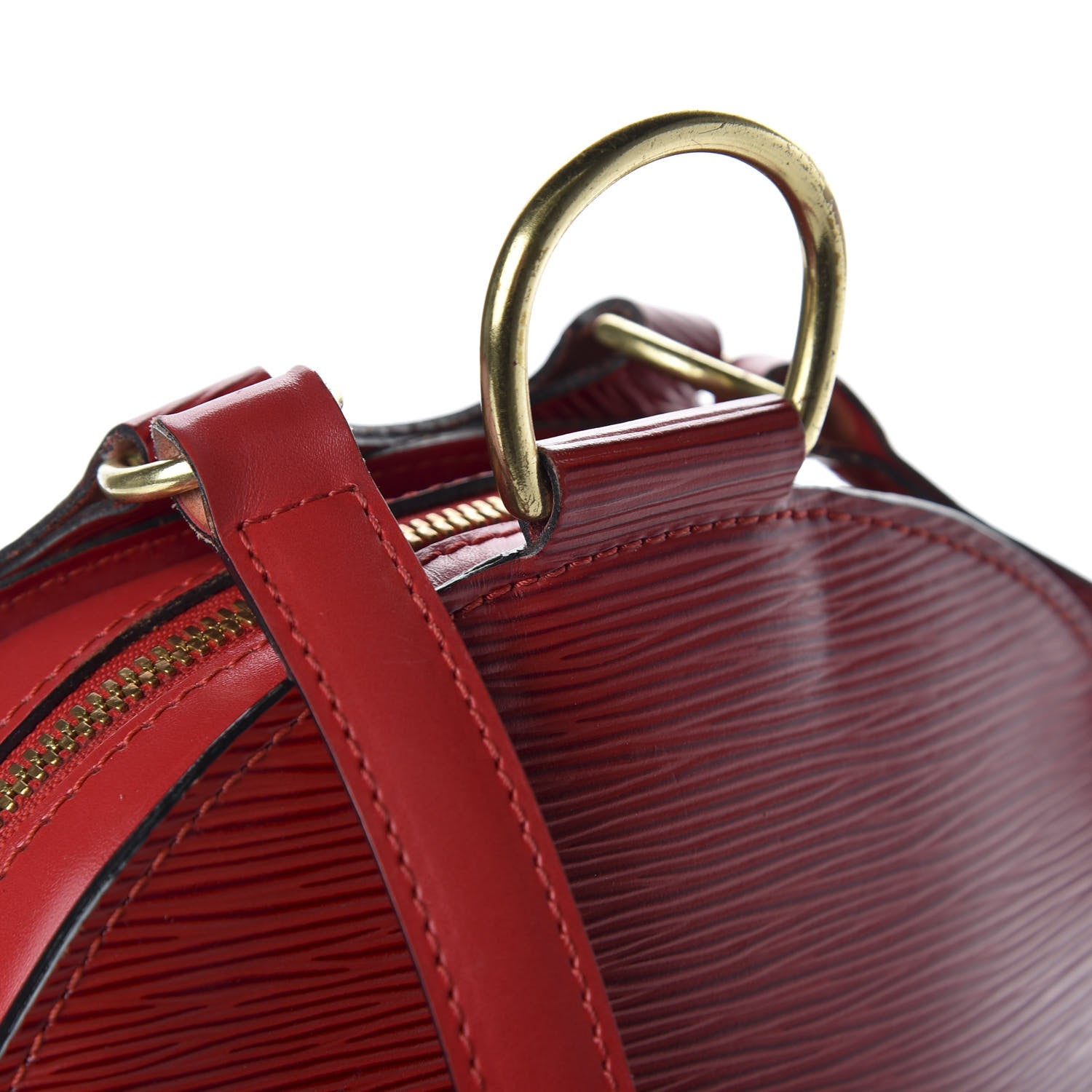Louis Vuitton Epi Mabillon Backpack Castillan Red 11 of 14