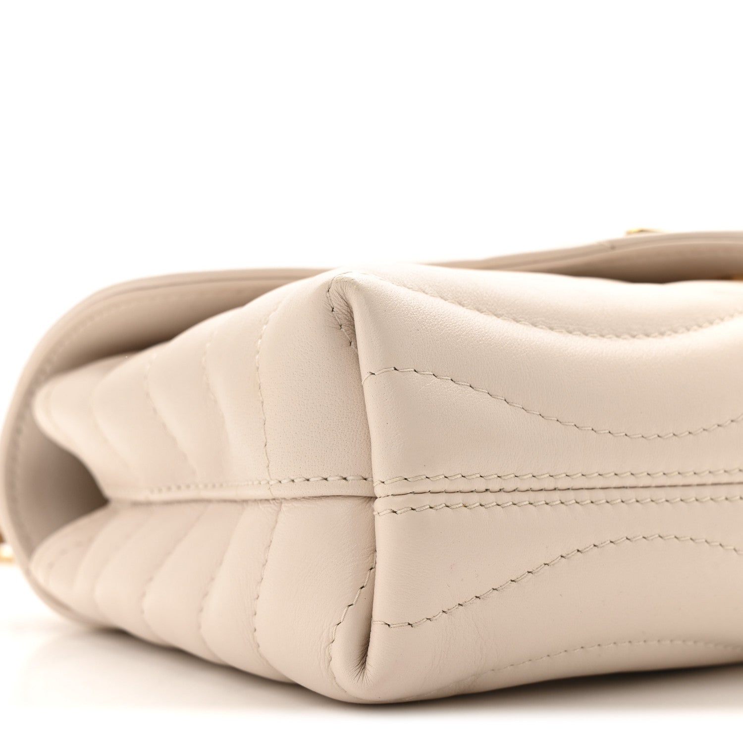 Louis Vuitton Calfskin LV New Wave Chain Bag Ivory 9 of 14