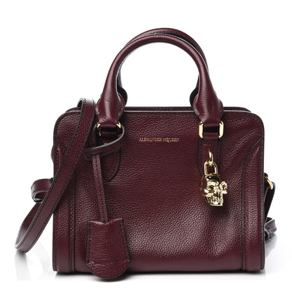 Alexander McQueen Pebbled Calfskin Mini Padlock Tote 1 of 7