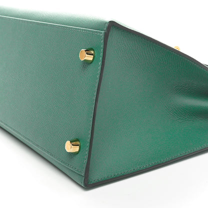 Hermes Epsom Kelly Sellier 28 Vert Vertigo 10 of 10