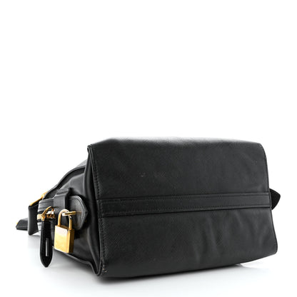 Prada Saffiano City Calfskin Small Esplanade Tote Black 5 of 27