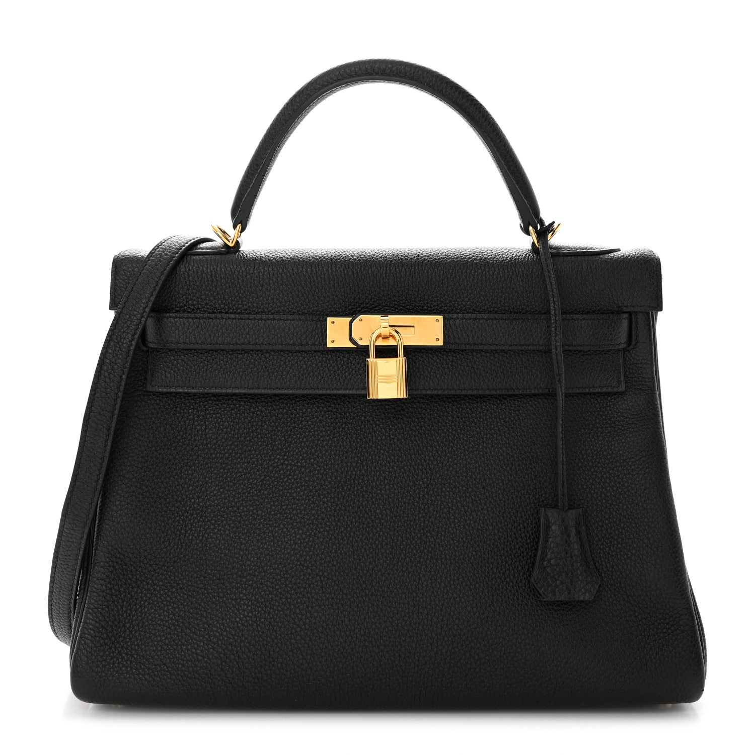 Hermes Togo Kelly Retourne 32 Black 1 of 13