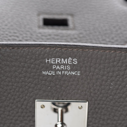 Hermes Togo Birkin 35 Etain 20 of 37
