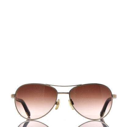 Chanel CC Aviator Sunglasses 4201 Gold 2 of 7