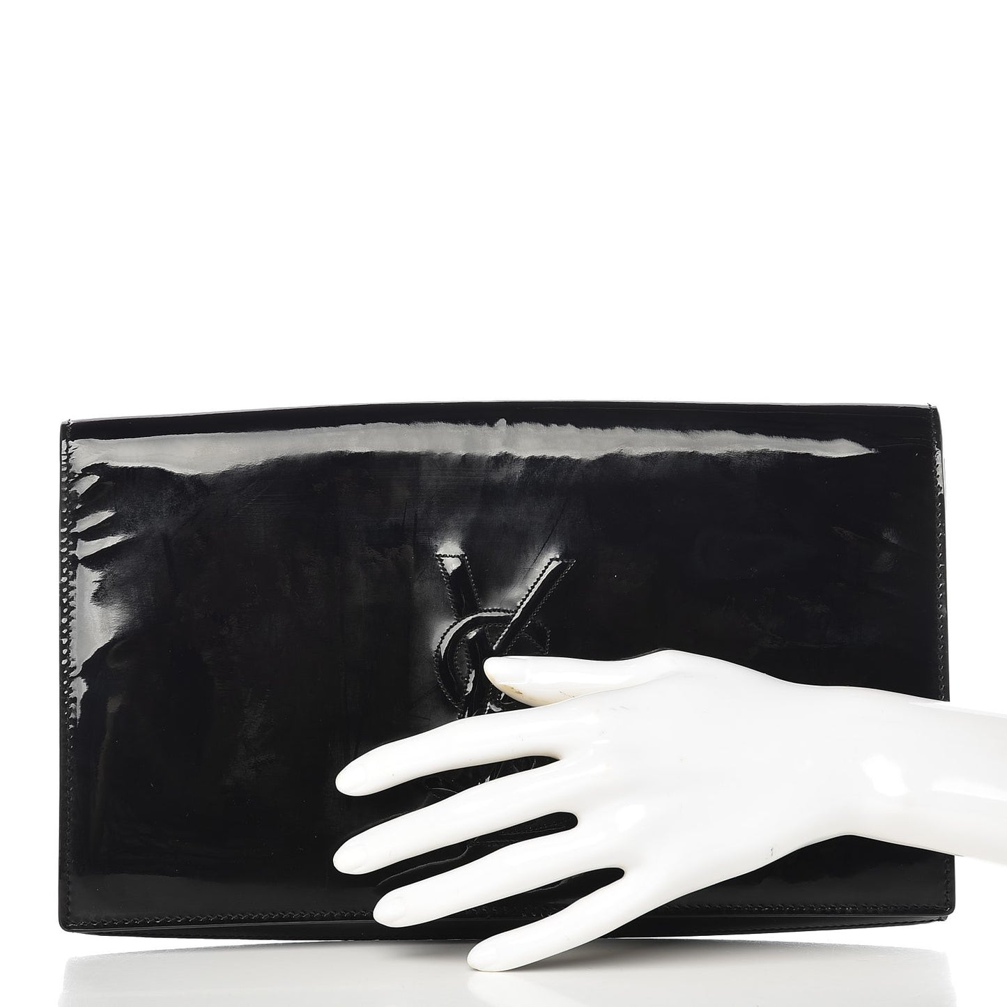 Patent Monogram Large Belle De Jour Clutch Black