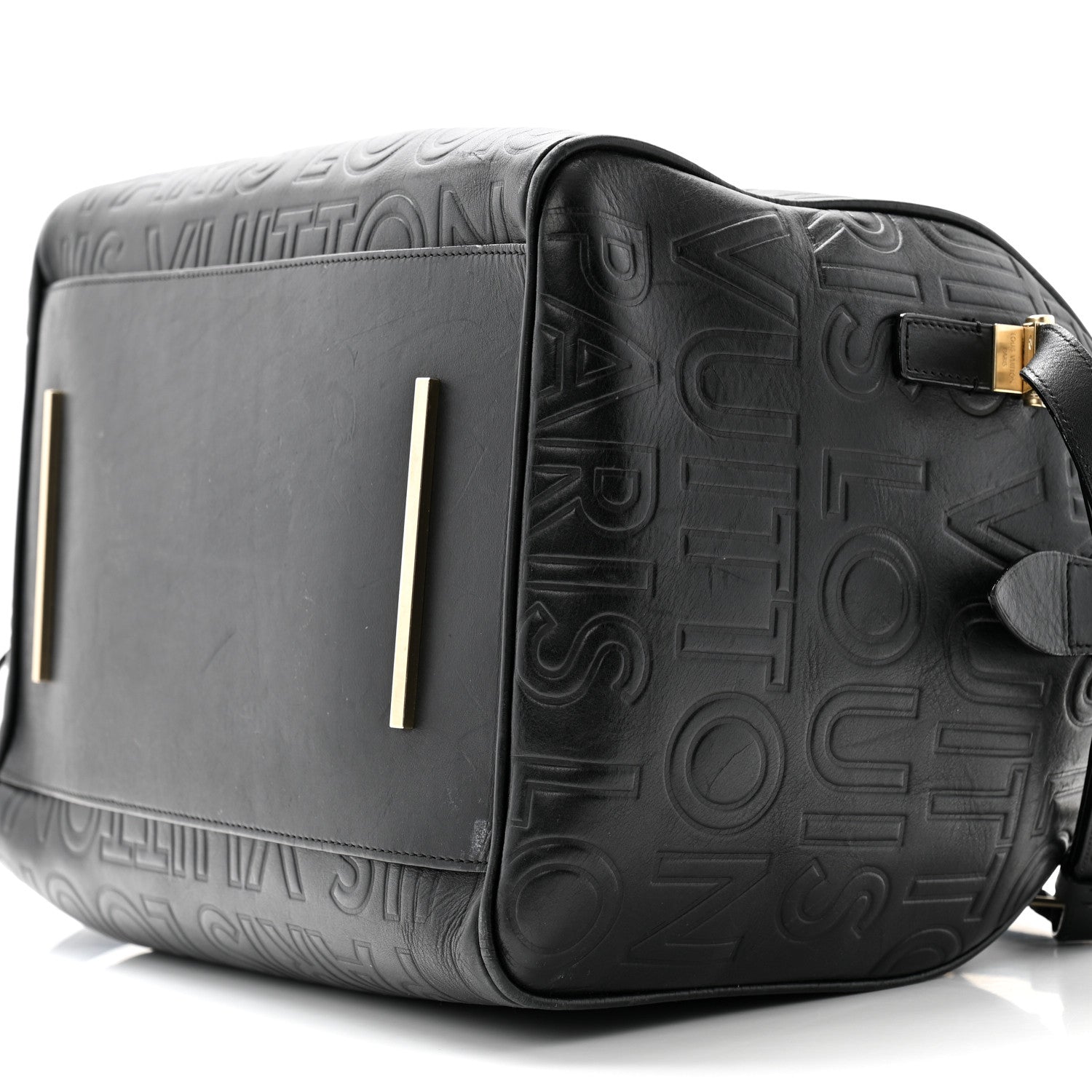 Louis Vuitton Calfskin Embossed Speedy Cube 30  Black 10 of 13