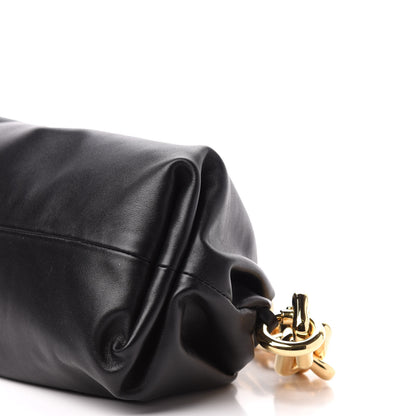 Bottega Veneta Calfskin The Pouch Chain Black 9 of 10