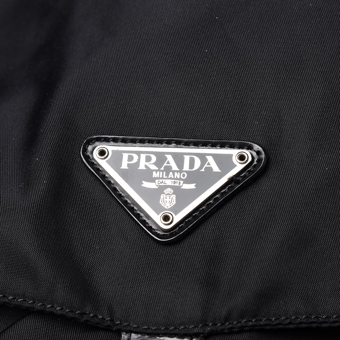 Nylon Vela Medium Backpack Black