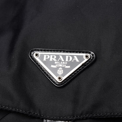 Prada Nylon Vela Medium Backpack Black 8 of 18