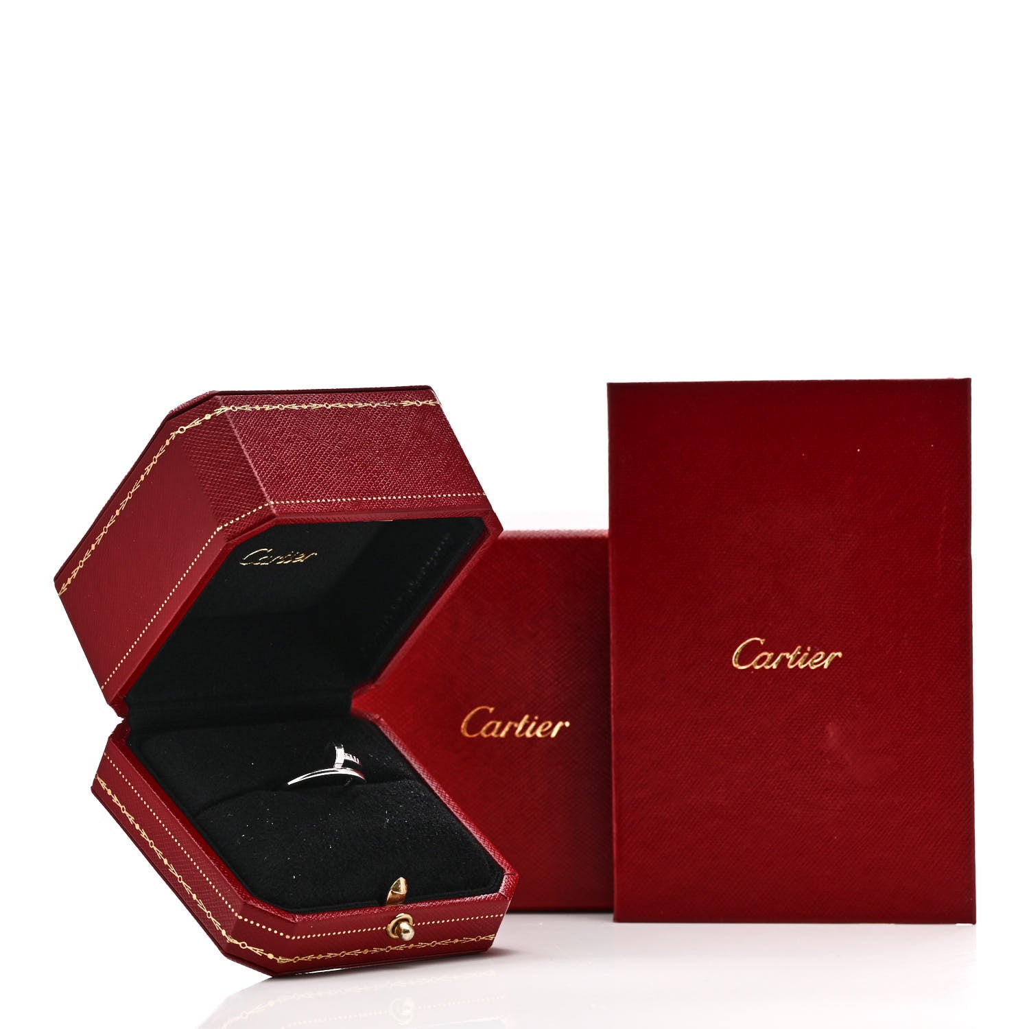 Cartier 18K White Gold Small Juste Un Clou Ring 51 5.75 5 of 5