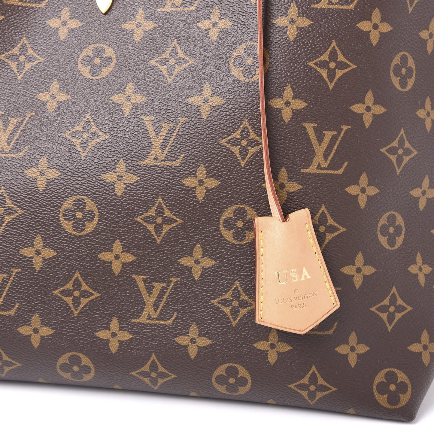 Monogram Flower Hobo Beige