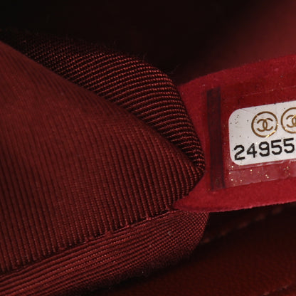 Chanel Lambskin Quilted Medium Boy Flap Dark Red 7 of 9