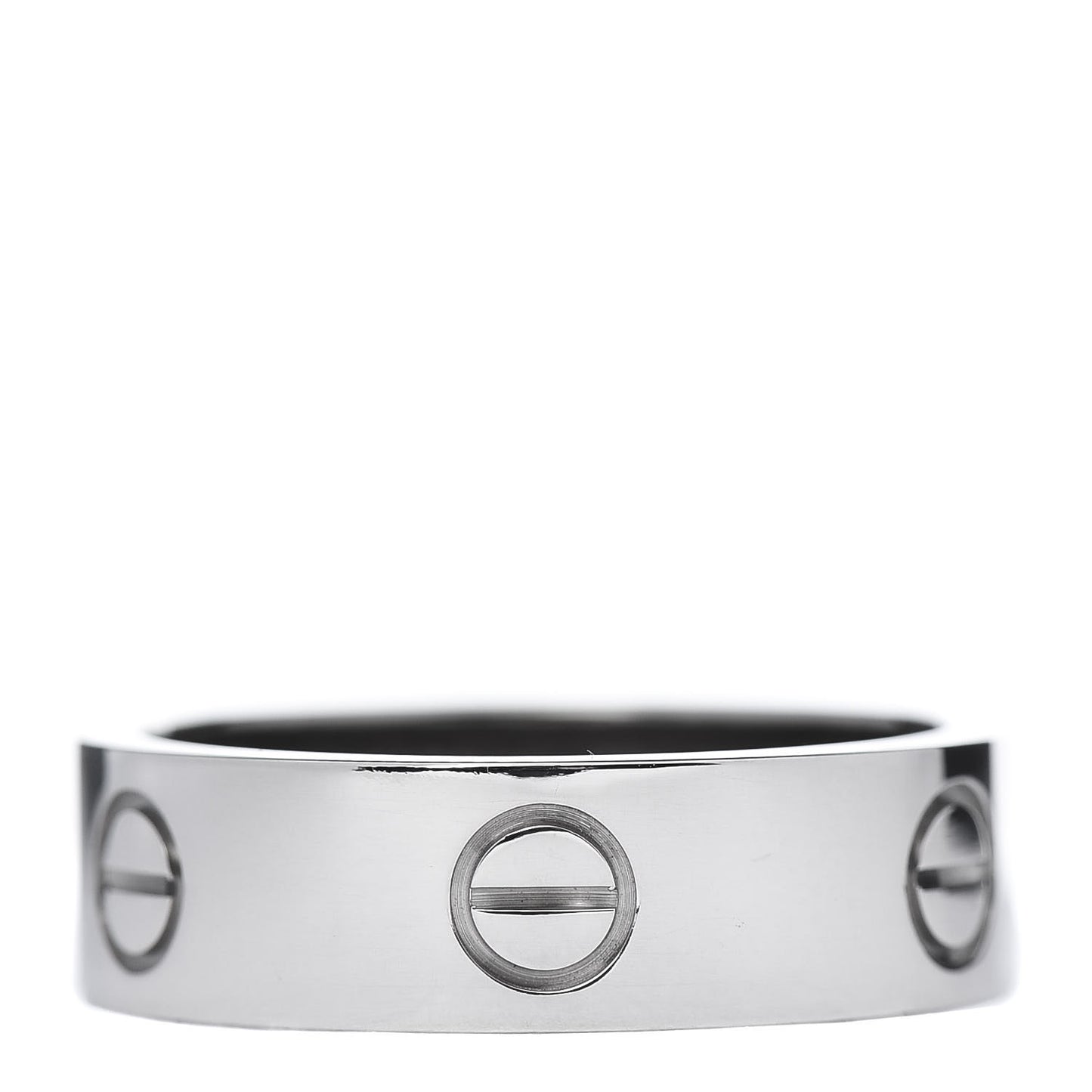 18K White Gold 5.5mm LOVE Ring 57 8