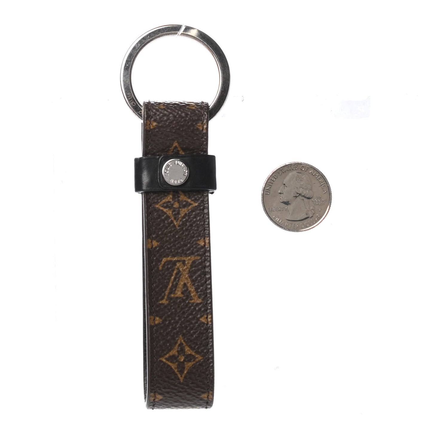 Monogram LV Dragonne Bag Charm Key Holder