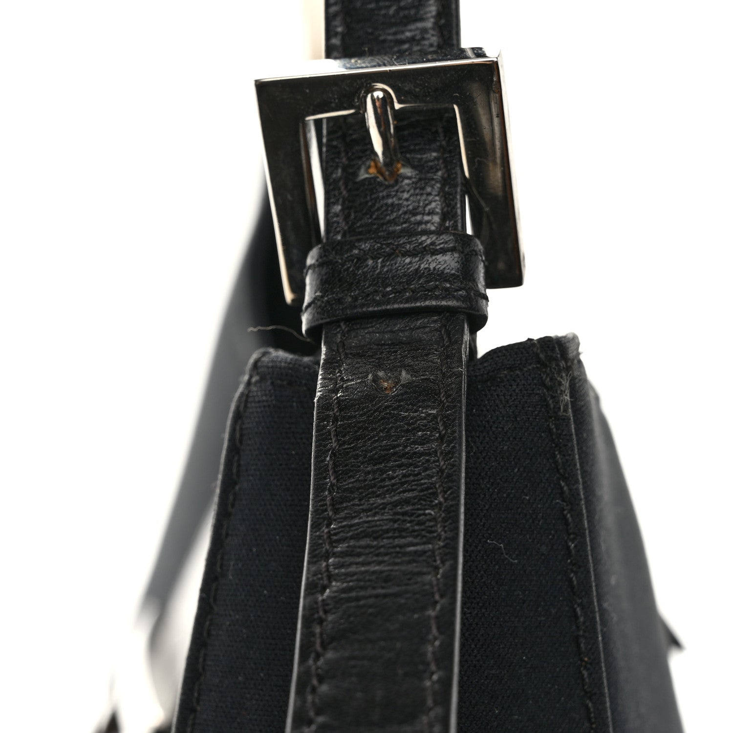Fendi Neoprene Shoulder Bag Black 10 of 11