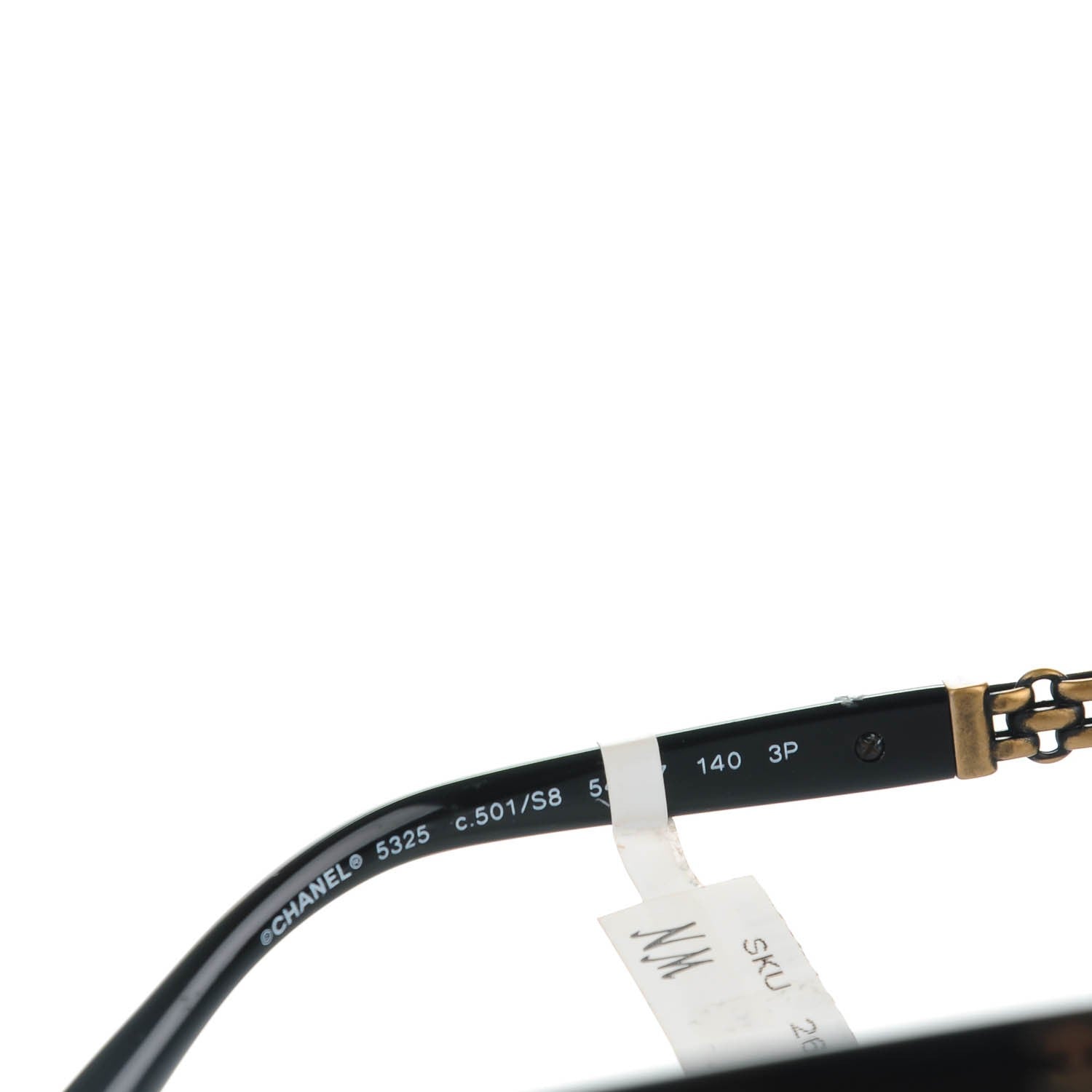 Chanel Square Chain Sunglasses 5325 Black 4 of 6