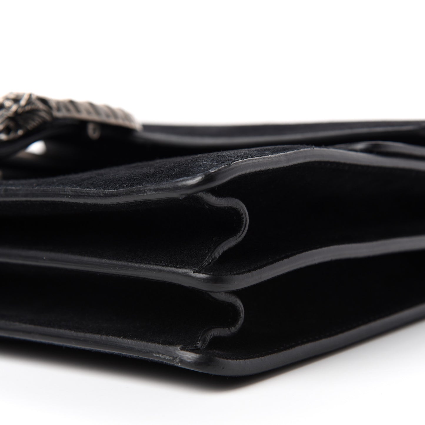 Suede Medium Dionysus Shoulder Bag Black