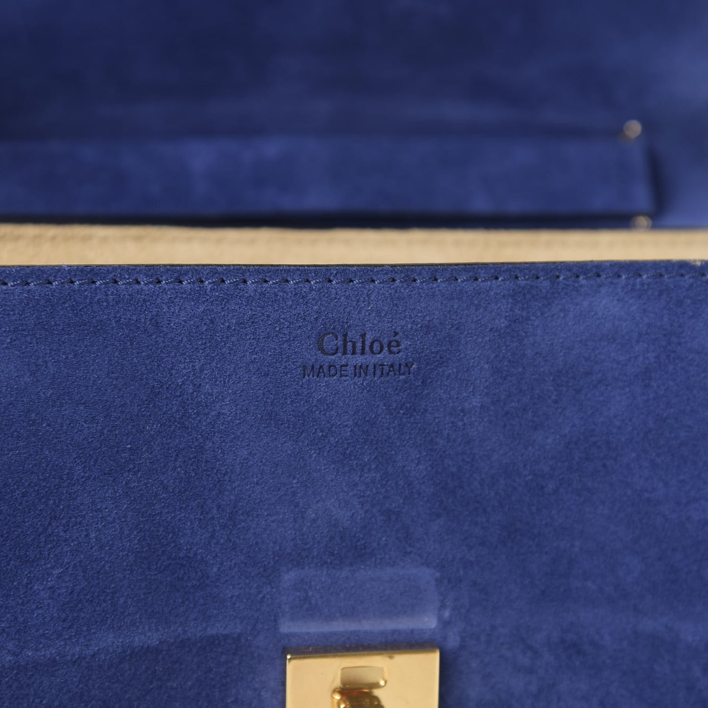 Suede Smooth Calfskin Drew Shoulder Bag Dark Velvet