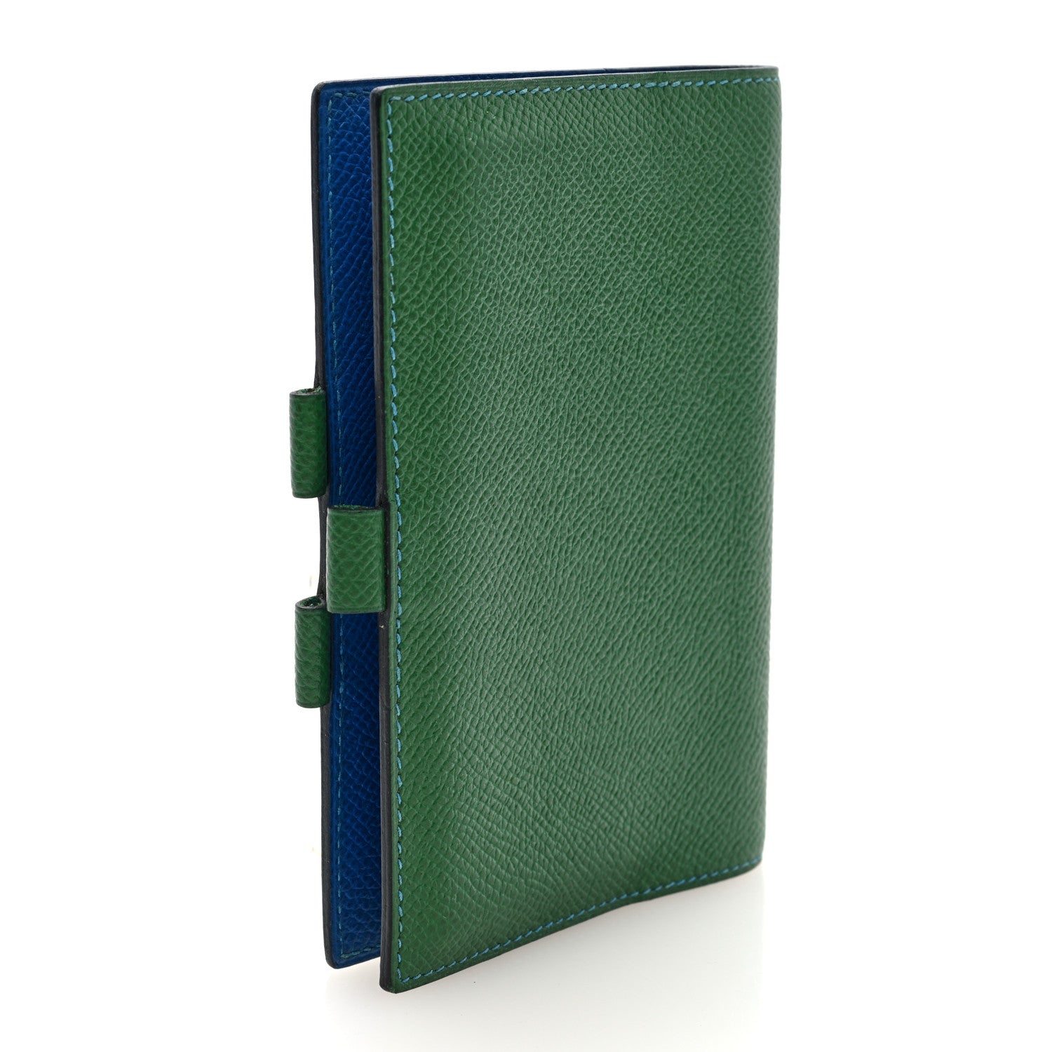 Hermes Courchevel Verso Globe Trotter Agenda Cover PM Bengale Bleu France 3 of 6