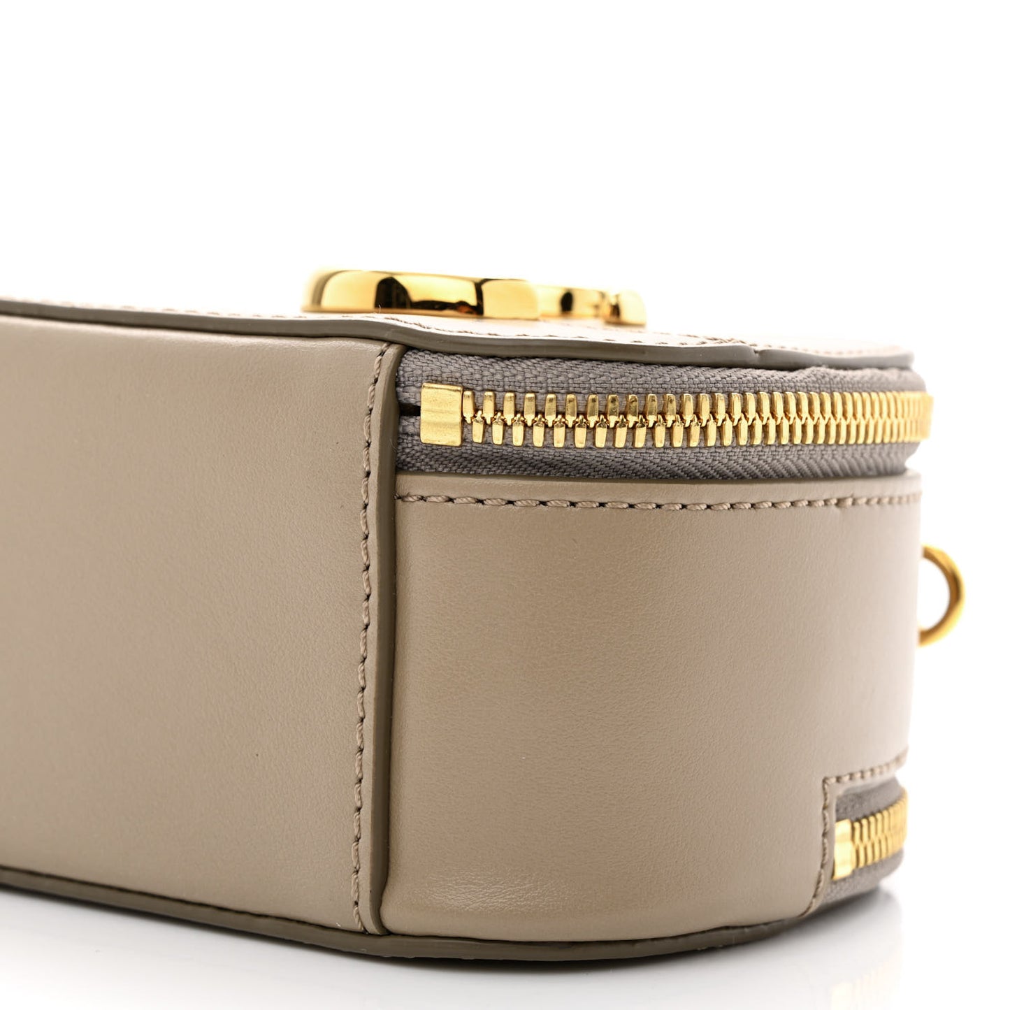 Calfskin Mini C Vanity Bag Motty Grey