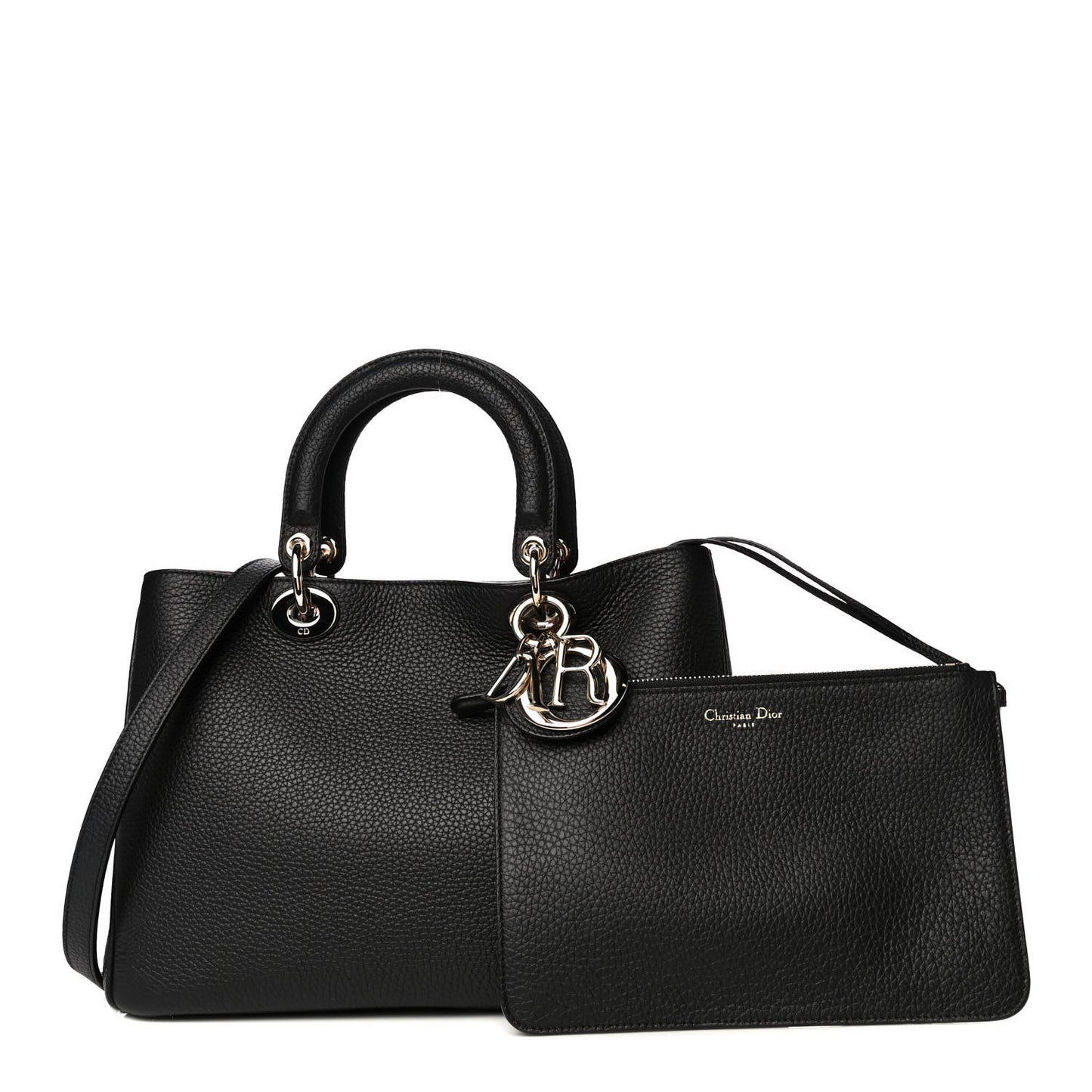 Bullcalf Medium Diorissimo Tote Black Rose Indien