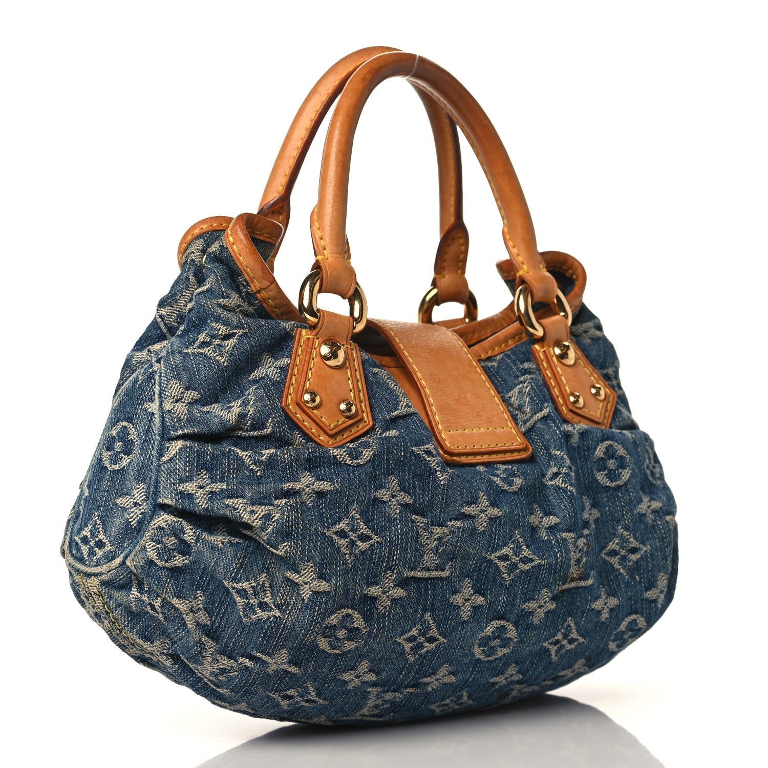Louis Vuitton Monogram Denim Pleaty Blue 3 of 10