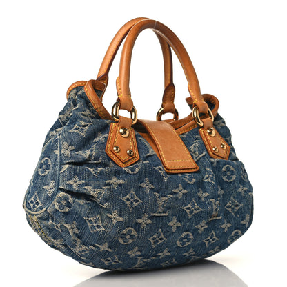 Louis Vuitton Monogram Denim Pleaty Blue 3 of 10