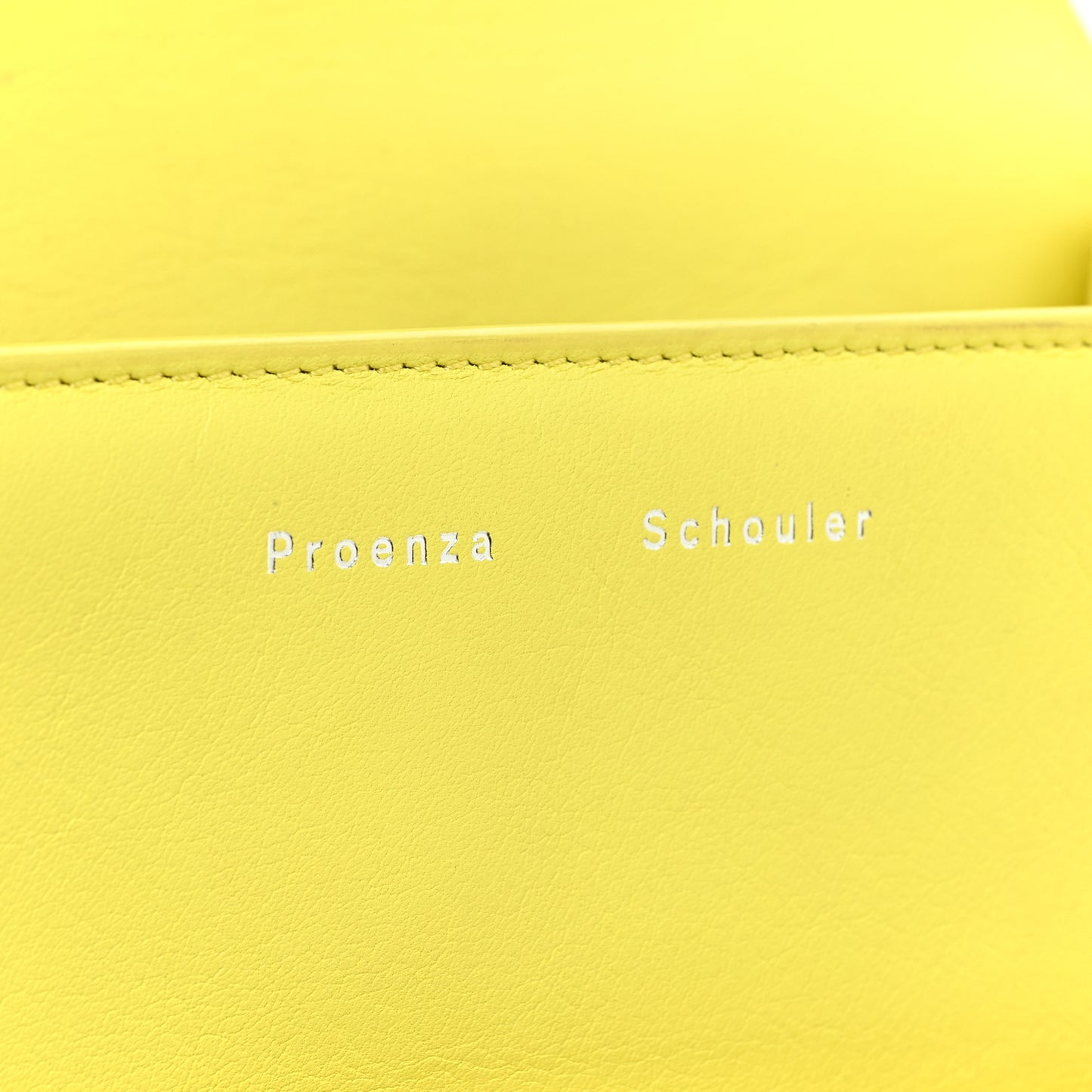 Calfskin Tiny PS11 Classic Shoulder Bag Lemon