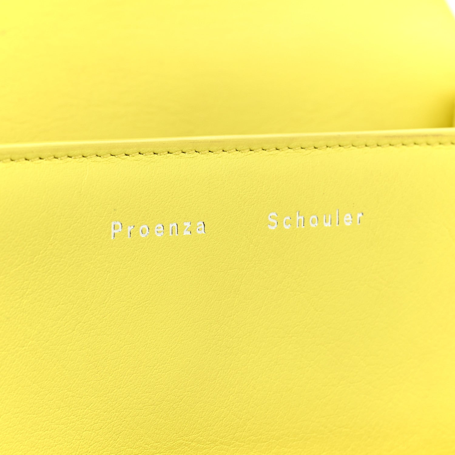 Proenza Schouler Calfskin Tiny PS11 Classic Shoulder Bag Lemon 15 of 29