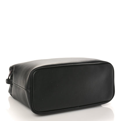 Celine Lambskin Small Soft Cube Satchel Black Burgundy 4 of 8