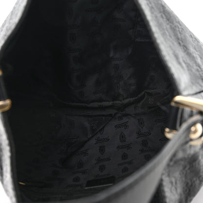 Gucci Guccissima Large New Ladies Web Hobo Black 5 of 11