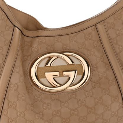 Gucci Guccissima Medium Britt Tote Beige 7 of 11