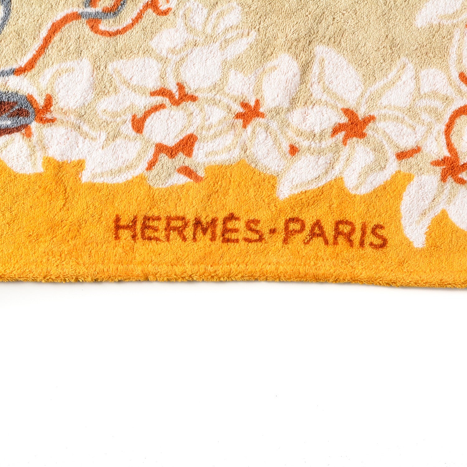 Hermes Cotton Terry Printed Beach Towel 3 of 5