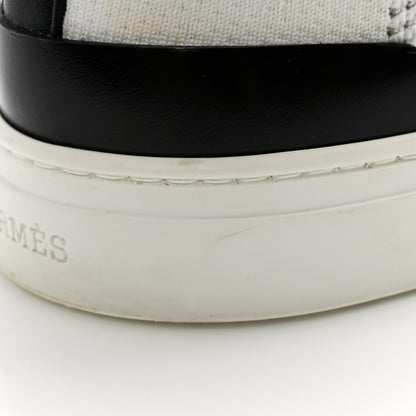 Hermes Calfskin Deep Sneakers 38 White Multicolor 11 of 12