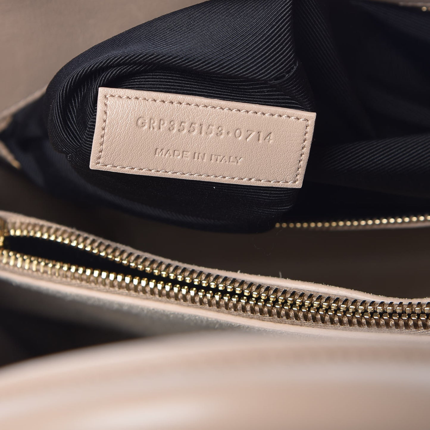 Calfskin Small Sac De Jour Dark Beige