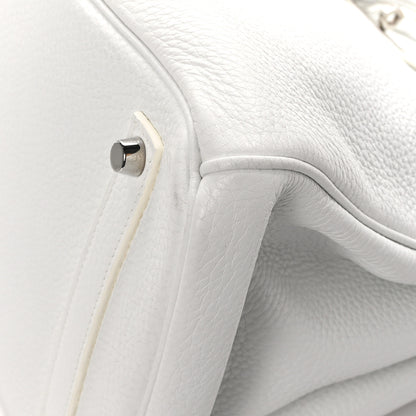 Hermes Taurillon Clemence BIRKIN 35 White 10 of 13