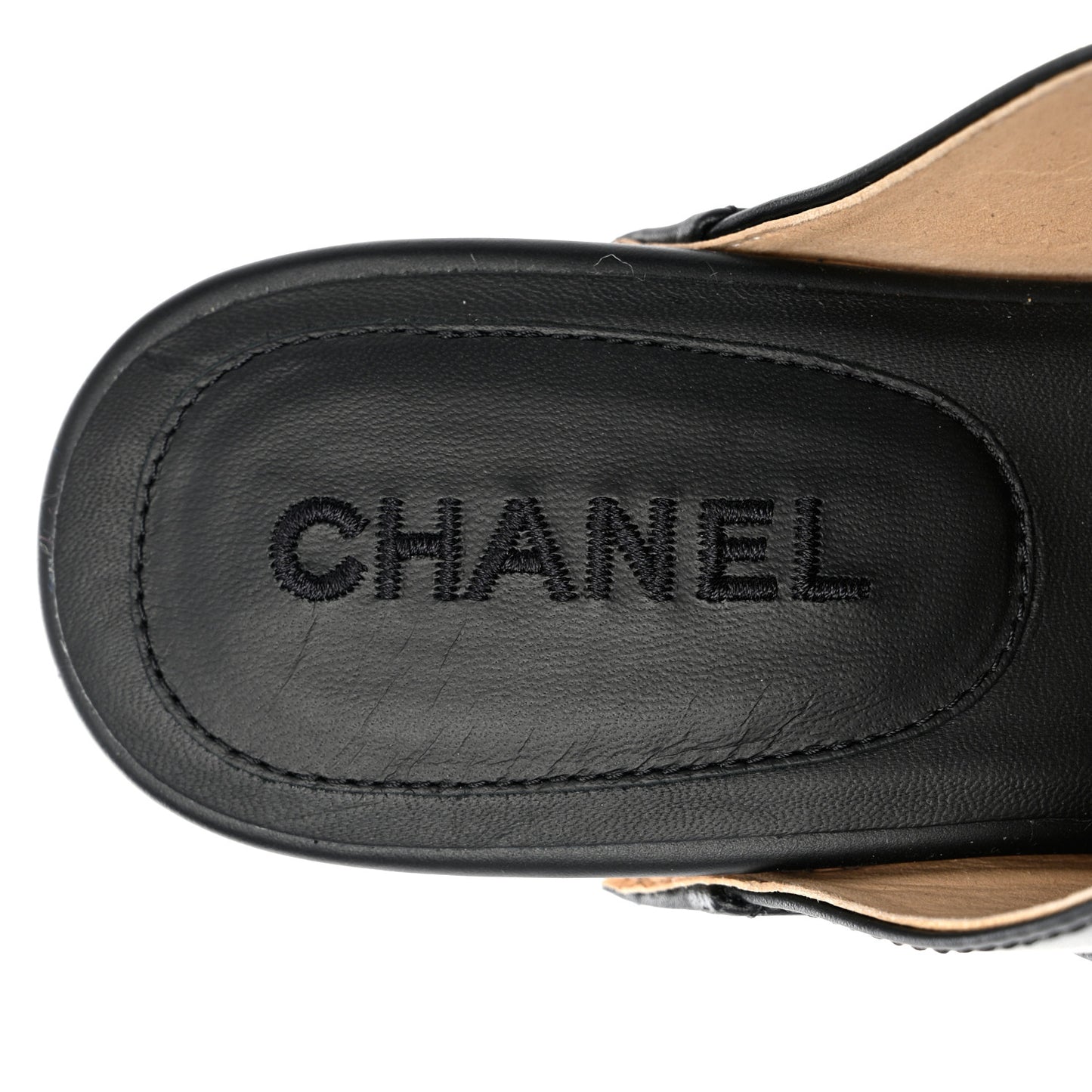 Calfskin CC Turn Lock Clogs 40 Black