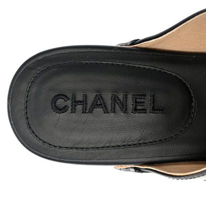 Chanel Calfskin CC Turn Lock Clogs 40 Black 6 of 8