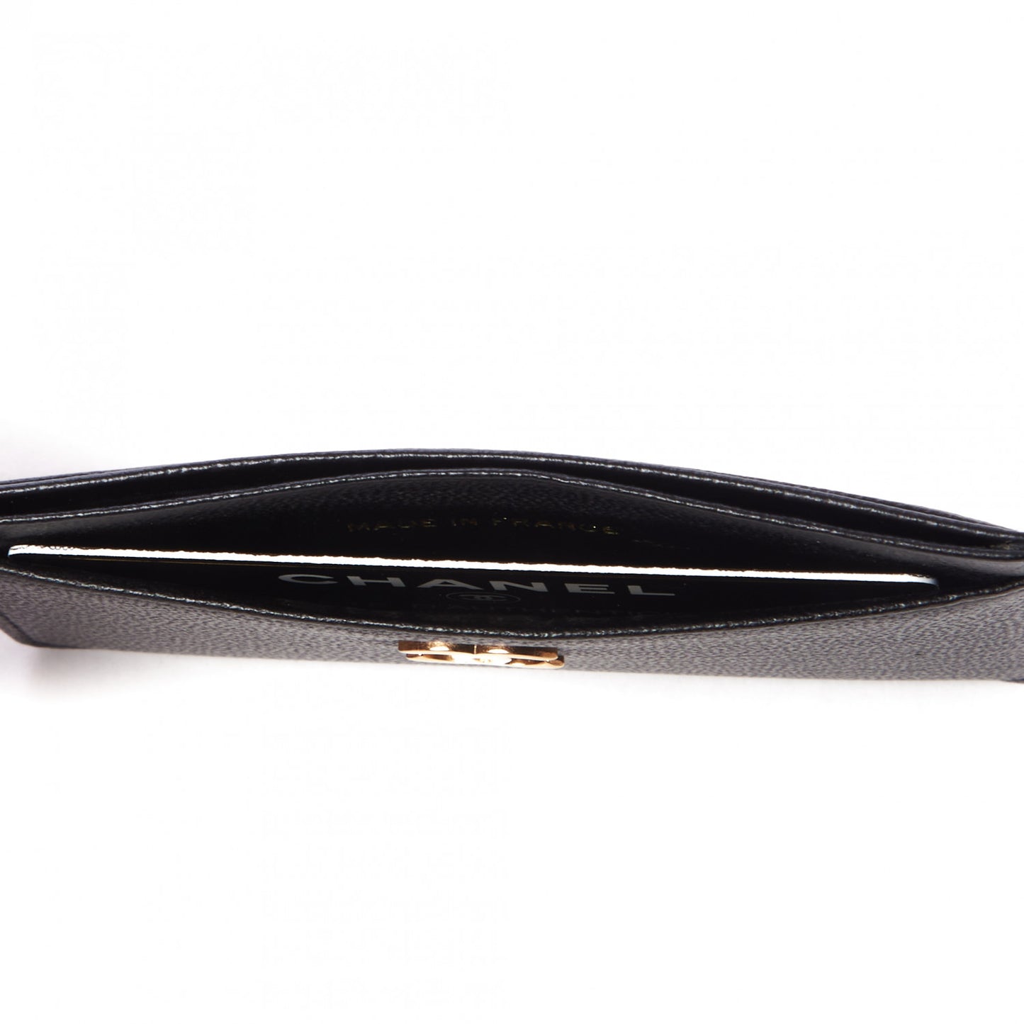 Goatskin CC Card Holder Black