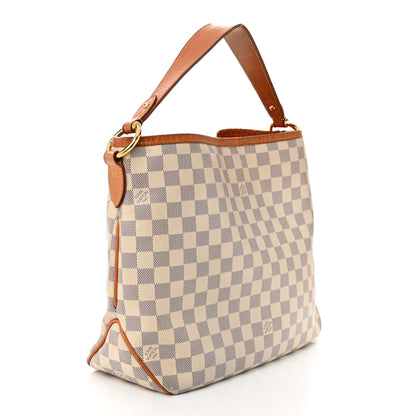 Louis Vuitton Damier Azur Delightful PM Pink 3 of 9