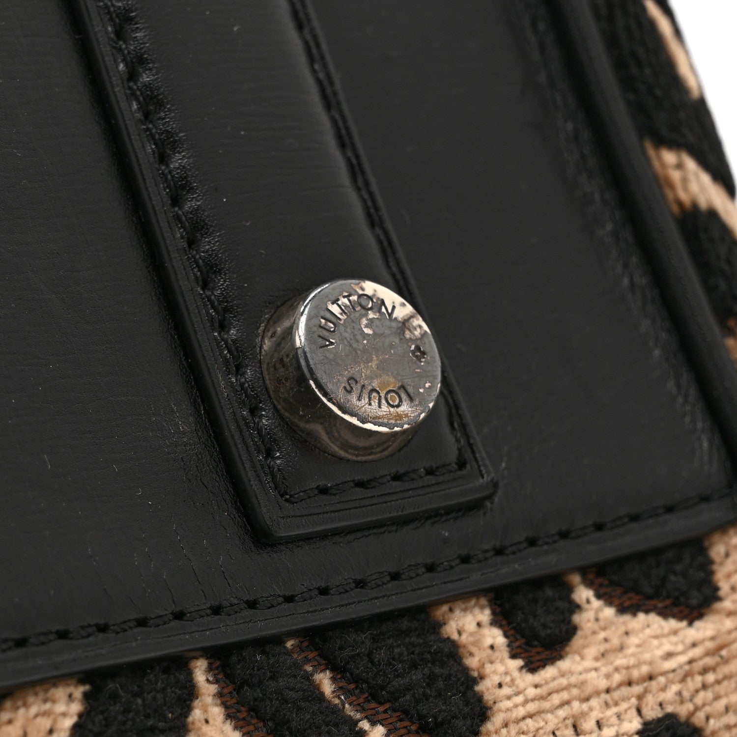 Louis Vuitton Jacquard Velvet Leopard Print Stephen Sprouse Speedy 14 of 14