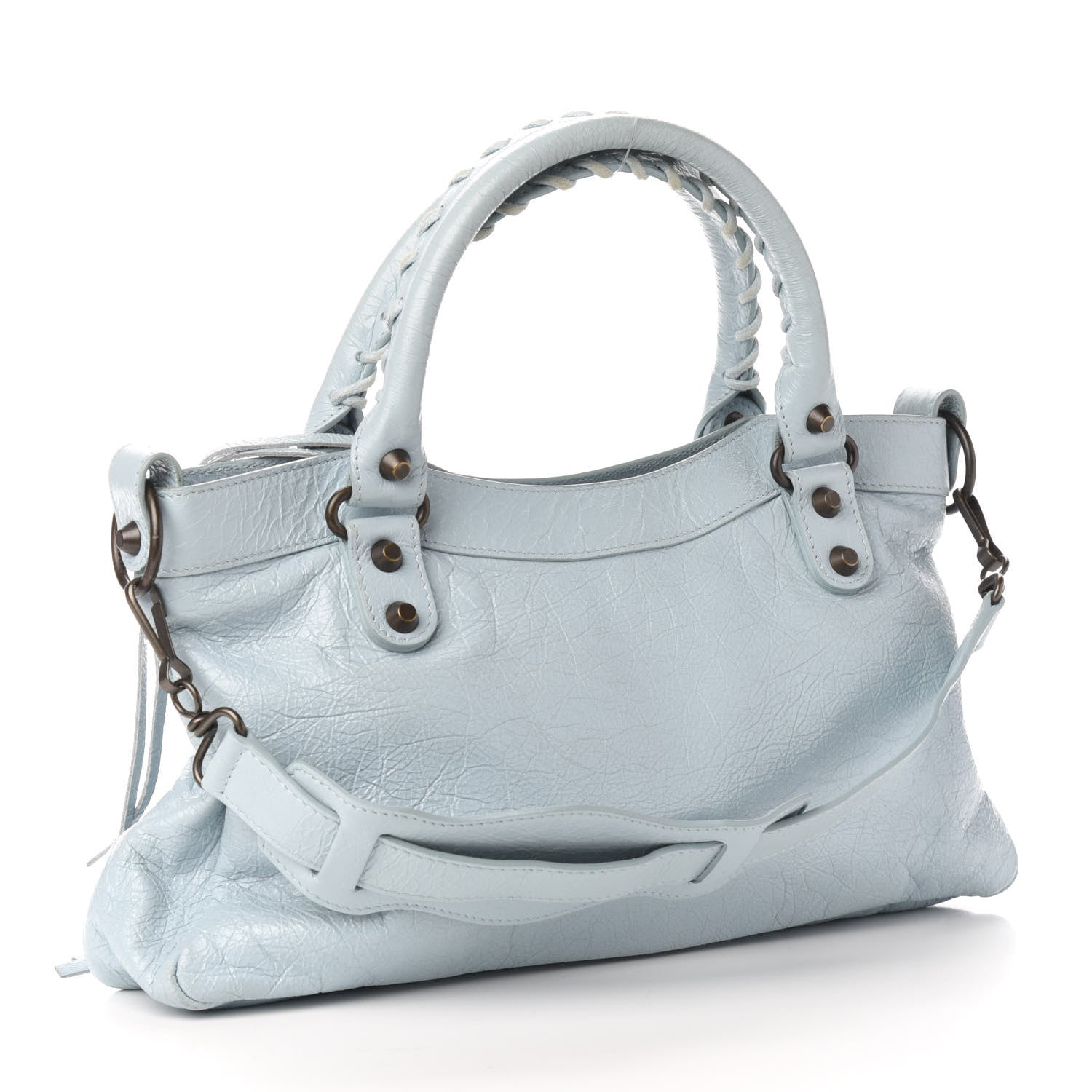 Balenciaga Agneau Classic Hardware First Bleu Dragee 5 of 13