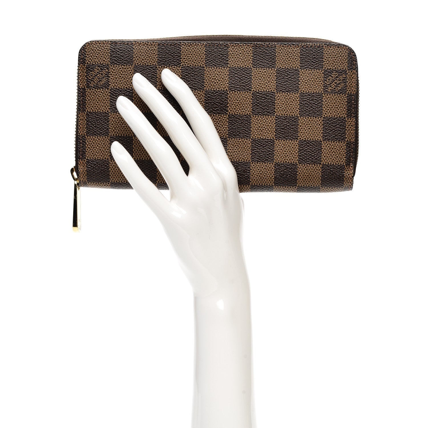 Louis Vuitton Damier Ebene Zippy Wallet 2 of 6