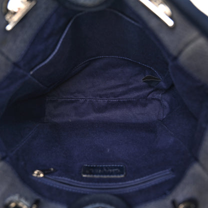 Chanel Canvas Mini Deauville Tote Denim Blue 5 of 12