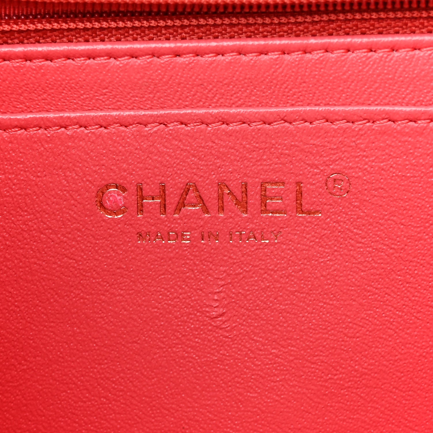 Chanel Lambskin Reverse Chevron Quilted Round Top Handle Flap Bright Pink 6 of 20