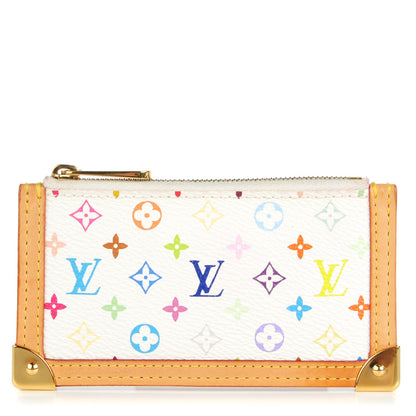 Louis Vuitton Monogram Multicolor Key Pouch White 1 of 7