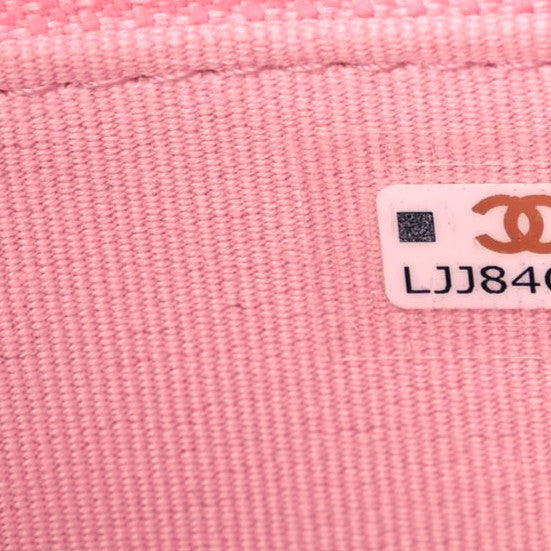 Chanel Caviar Quilted Flap Phone Holder With Chain Light Pink 9 of 10